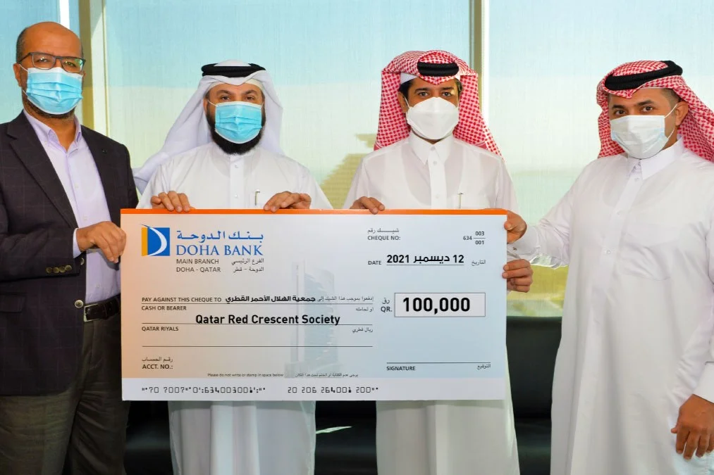 Doha Bank donates QR100,000 to Qatar Red Crescent